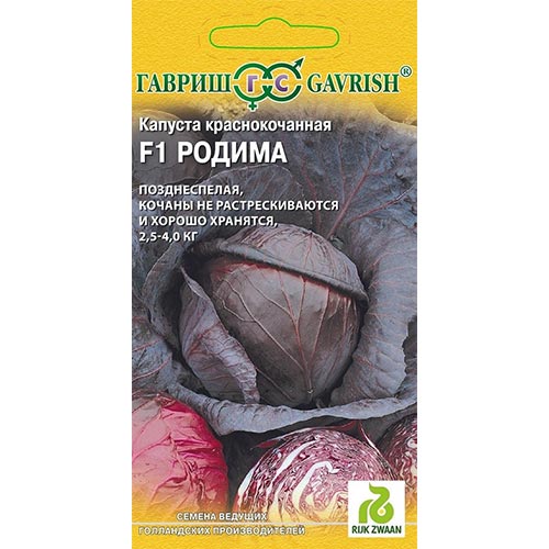 Капуста краснокочанная Родима F1, семена изображение 1 артикул 91701