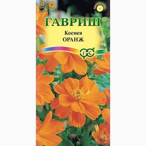 Космея махровая Оранж Гавриш артикул фото 1 Космея махровая Оранж Гавриш изображение 1 артикул 97701