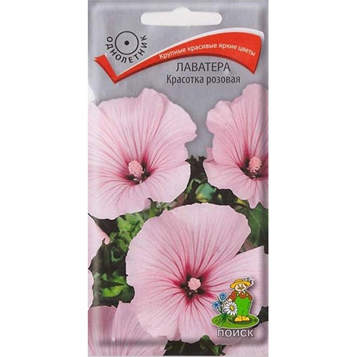 Лаватера Красотка розовая, семена изображение 1 артикул 93028