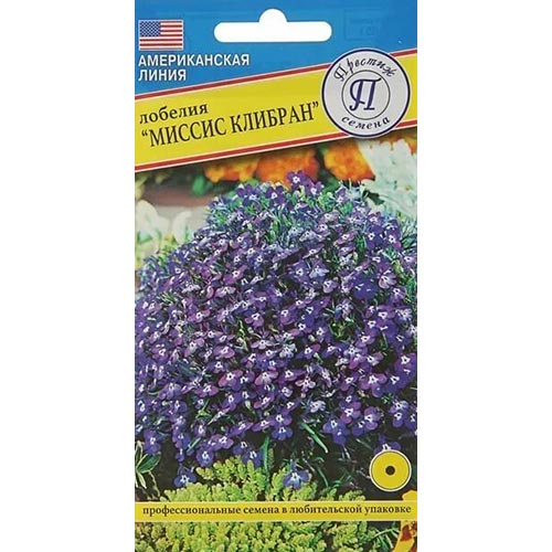 Лобелия кустовая Миссис Клибран, семена артикул фото 1 Лобелия кустовая Миссис Клибран, семена изображение 1 артикул 93237