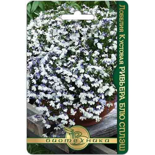 Лобелия кустовая Ривьера Блю Сплэш Биотехника изображение 1 артикул 97338