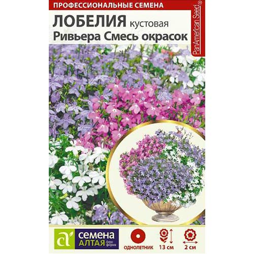 Лобелия Ривьера, смесь окрасок Семена Алтая изображение 1 артикул 78261