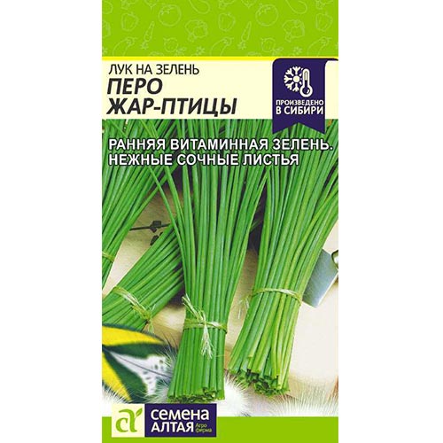 Лук на зелень Перо Жар-Птицы Семена Алтая изображение 1 артикул 84723