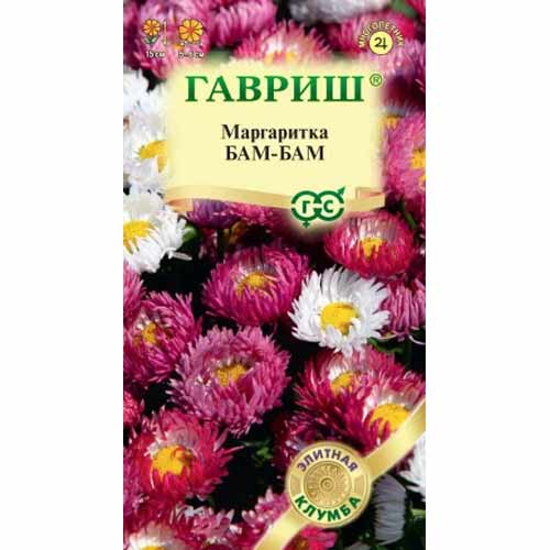 Маргаритка Бам-бам, смесь окрасок Гавриш изображение 1 артикул 87997