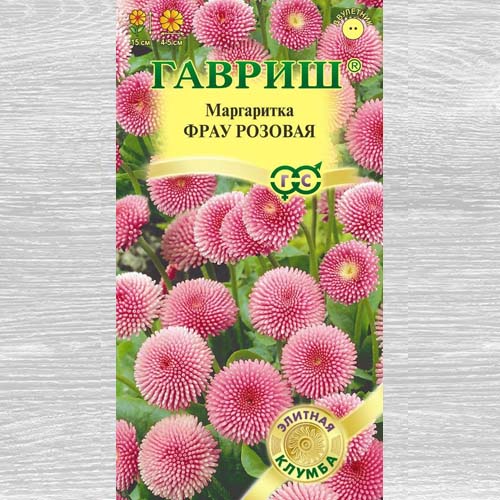 Маргаритка Фрау розовая Гавриш изображение 1 артикул 73706