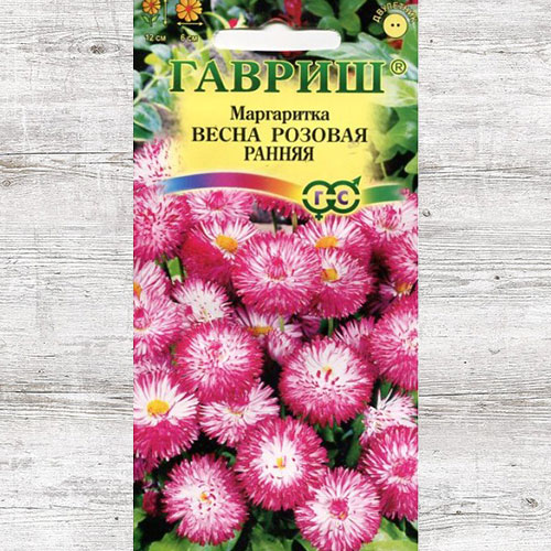 Маргаритка Весна розовая ранняя Гавриш изображение 1 артикул 73700