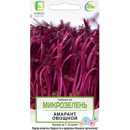 Микрозелень Амарант овощной, семена изображение 1 артикул 92759