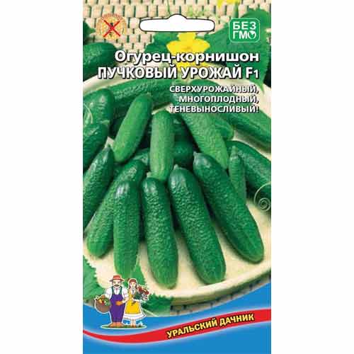 Огурец корнишон Пучковый урожай F1 Уральский дачник изображение 1 артикул 74198