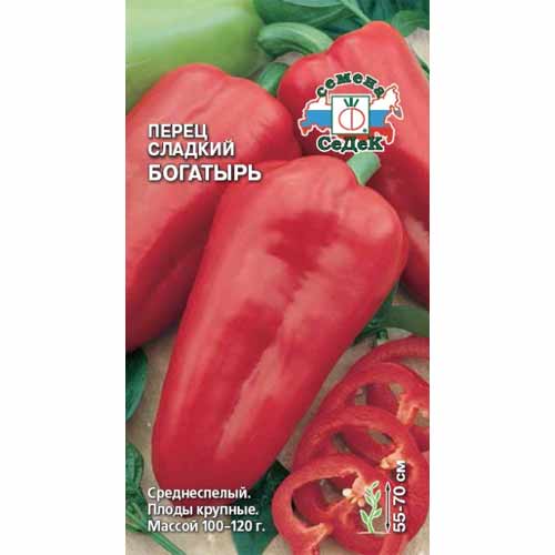 Перец сладкий Богатырь Седек артикул фото 1 Перец сладкий Богатырь Седек изображение 1 артикул 40484