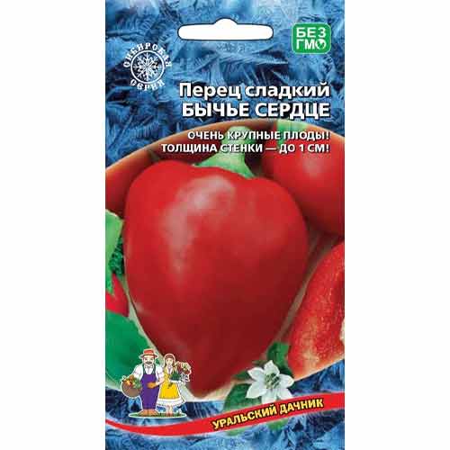 Перец сладкий Бычье сердце Уральский дачник изображение 1 артикул 74212