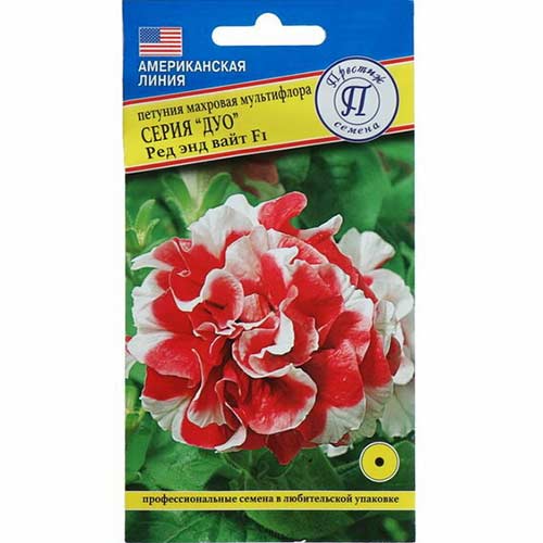Петуния Дуо Ред энд Вайт F1 Престиж изображение 1 артикул 81393