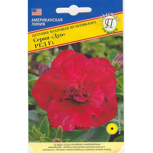 Петуния Дуо Ред F1 Престиж артикул фото 1 Петуния Дуо Ред F1 Престиж изображение 1 артикул 81394