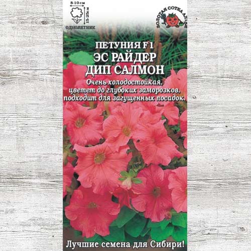 Петуния Эс Райдер Дип Салмон F1 изображение 1 артикул 83664