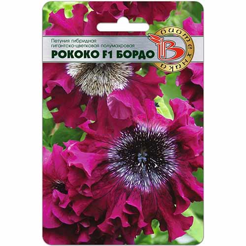 Петуния Рококо Бордо F1 Биотехника изображение 1 артикул 74107