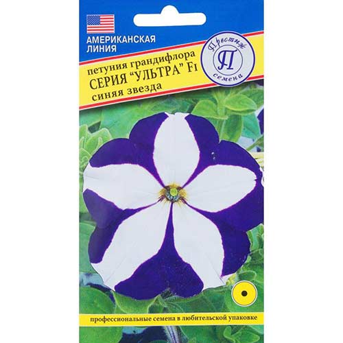 Петуния Ультра Смесь звезд F1, смесь окрасок Престиж изображение 1 артикул 65874