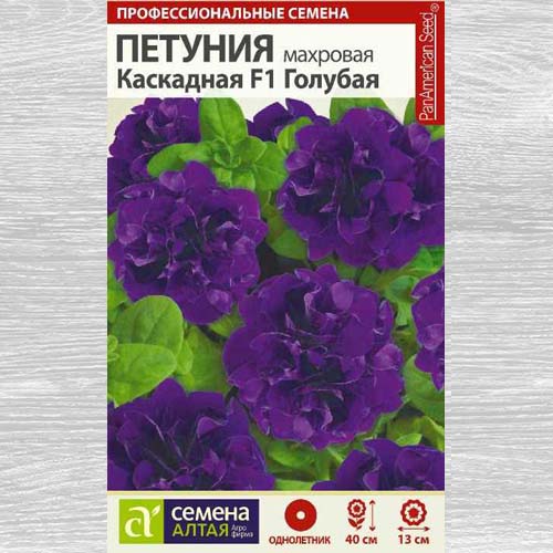 Петуния махровая каскадная Голубая F1 изображение 1 артикул 78164