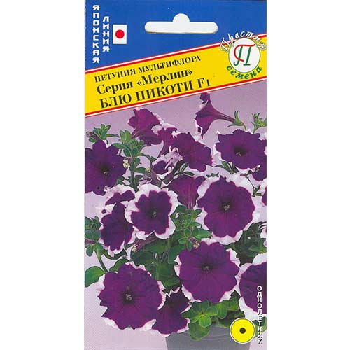 Петуния Мерлин Блю пикоти F1 Престиж артикул фото 1 Петуния Мерлин Блю пикоти F1 Престиж изображение 1 артикул 71551