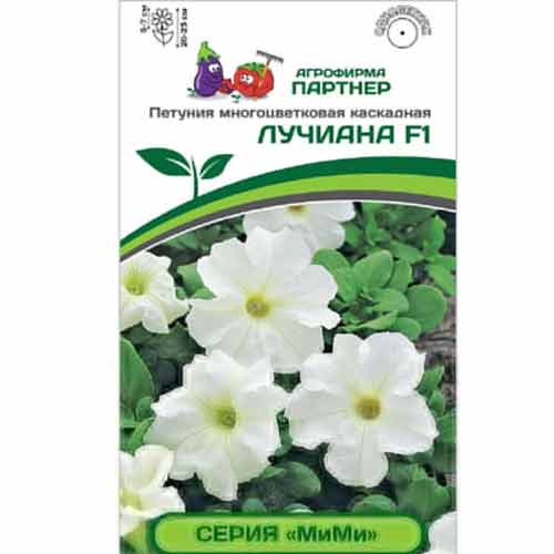 Петуния многоцветковая каскадная МиМи Лучиана F1 Партнер изображение 1 артикул 82978
