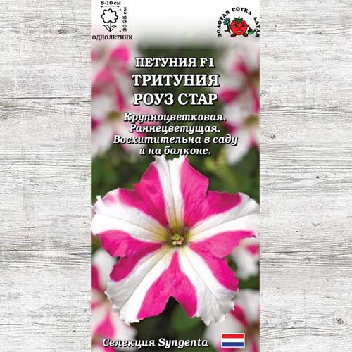 Петуния Тритуния Роуз стар изображение 1 артикул 83660