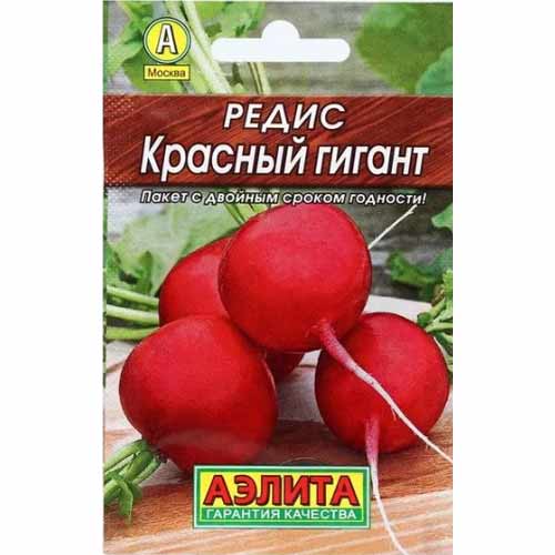Редис Красный гигант Аэлита артикул фото 1 Редис Красный гигант Аэлита изображение 1 артикул 40201