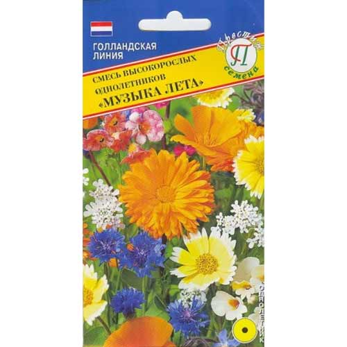 Смесь высокорослых однолетников Музыка Лета Престиж изображение 1 артикул 98008