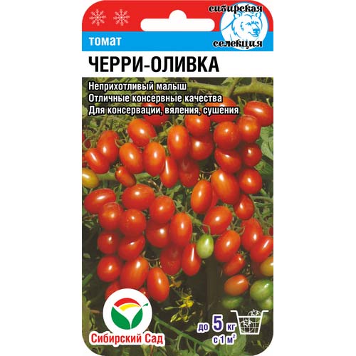 Томат Черри-Оливка Сибирский Сад артикул фото 1 Томат Черри-Оливка Сибирский Сад изображение 1 артикул 65416