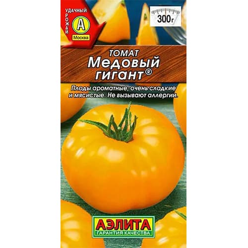Томат Медовый гигант Аэлита артикул фото 1 Томат Медовый гигант Аэлита изображение 1 артикул 98687