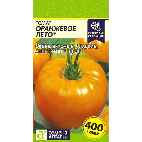 Томат Оранжевое лето Семена Алтая изображение 1 артикул 81586