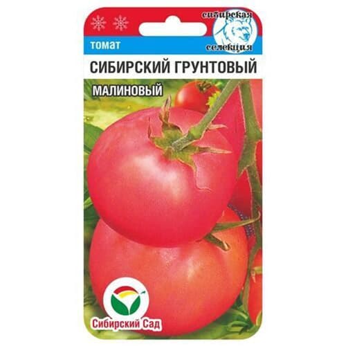 Томат Сибирский грунтовый малиновый Сибирский Сад изображение 1 артикул 97194