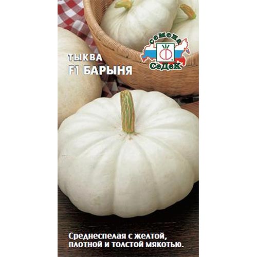 Тыква мускатная Барыня F1, семена изображение 1 артикул 93592