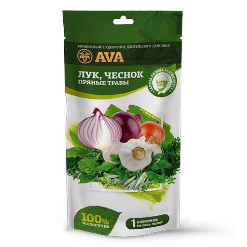 Удобрение AVA для лука и чеснока артикул фото 1 Удобрение AVA для лука и чеснока изображение 1 артикул 85455