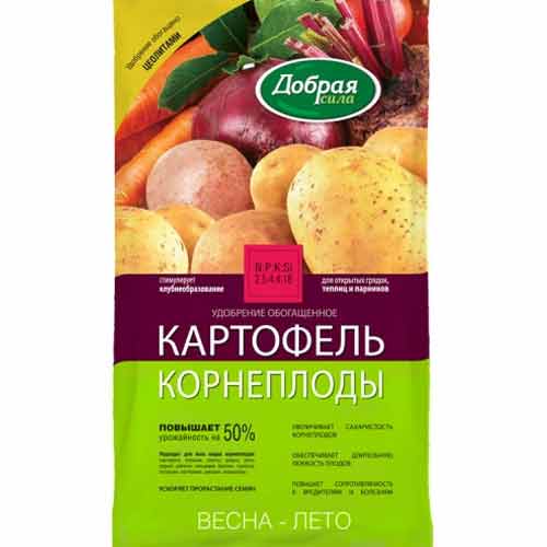 Удобрение Добрая сила картофель - корнеплоды артикул фото 1 Удобрение Добрая сила картофель - корнеплоды изображение 1 артикул 85491