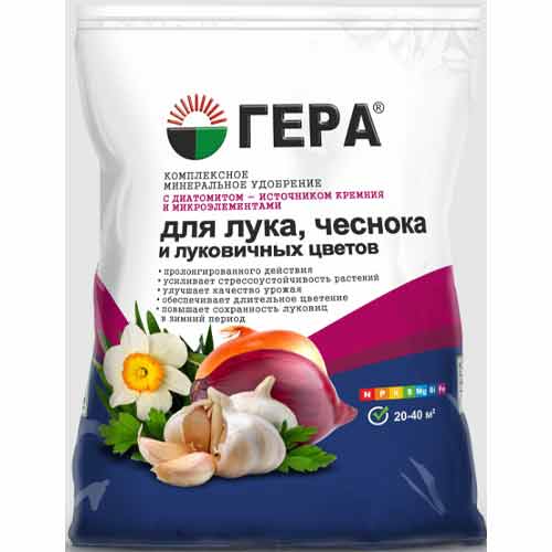 Удобрение Гера с кремнием для лука, чеснока, луковичных цветов артикул фото 1 Удобрение Гера с кремнием для лука, чеснока, луковичных цветов изображение 1 артикул 85334