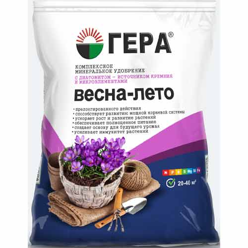 Удобрение Гера с кремнием Весна-Лето артикул фото 1 Удобрение Гера с кремнием Весна-Лето изображение 1 артикул 85185