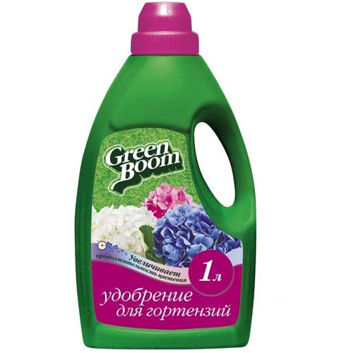 Удобрение Грин Бум для гортензий артикул фото 1 Удобрение Грин Бум для гортензий изображение 1 артикул 83293