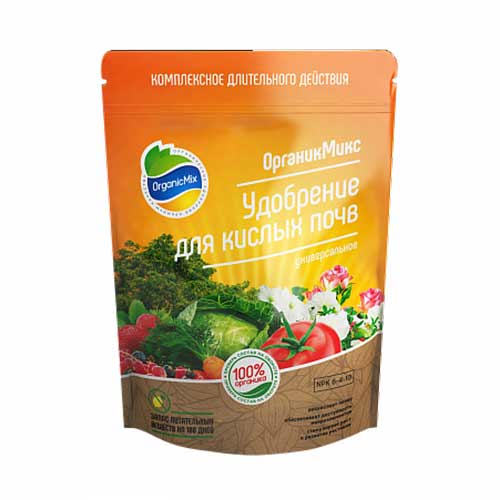 Удобрение Органик Микс для кислых почв артикул фото 1 Удобрение Органик Микс для кислых почв изображение 1 артикул 79001