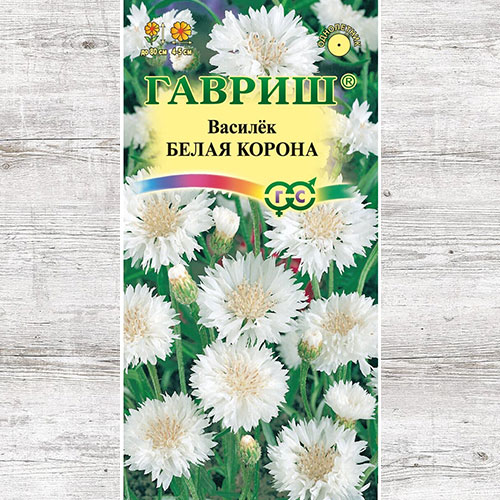 Василек Белая корона Гавриш изображение 1 артикул 73815