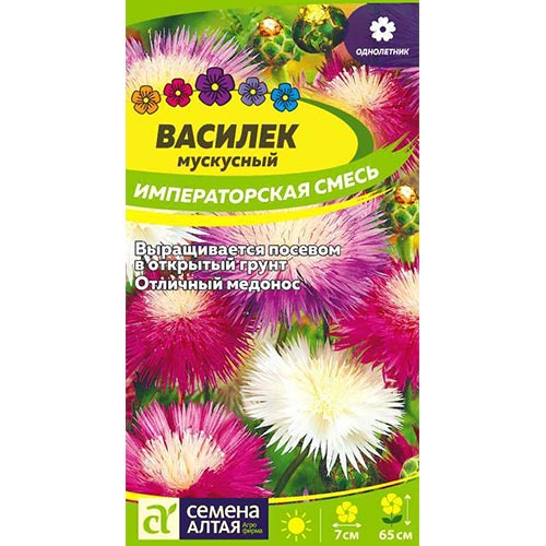 Василек Императорский, смесь окрасок изображение 1 артикул 94144