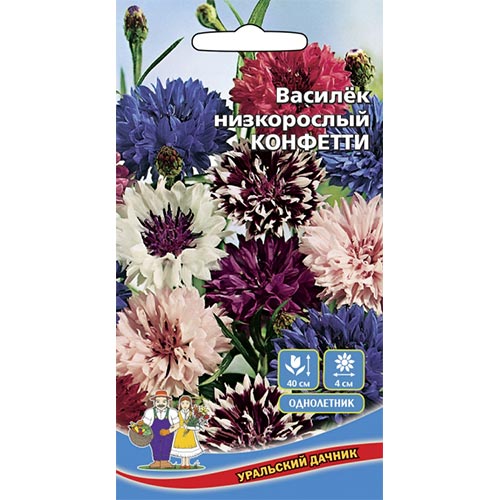 Василек Конфетти, смесь окрасок изображение 1 артикул 94765