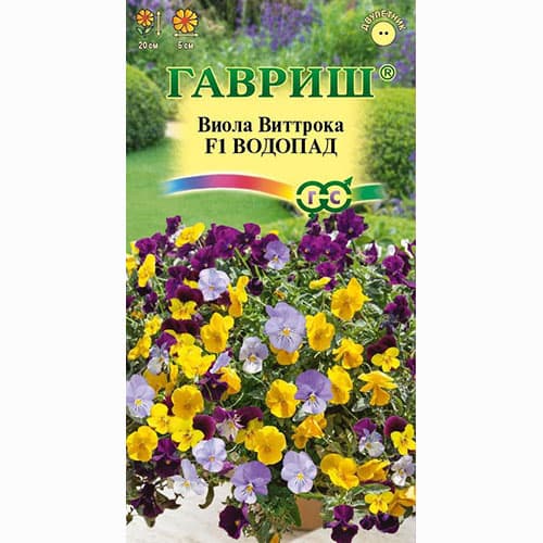 Виола Виттрока Водопад F1, смесь окрасок Гавриш изображение 1 артикул 71146