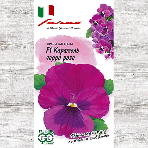 Виола Виттрока Карамель черри розе F1 Гавриш изображение 1 артикул 71151