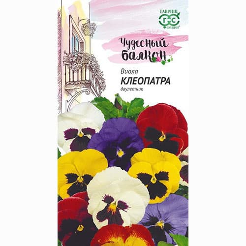 Виола Виттрока Клеопатра, смесь окрасок Гавриш артикул фото 1 Виола Виттрока Клеопатра, смесь окрасок Гавриш изображение 1 артикул 91994