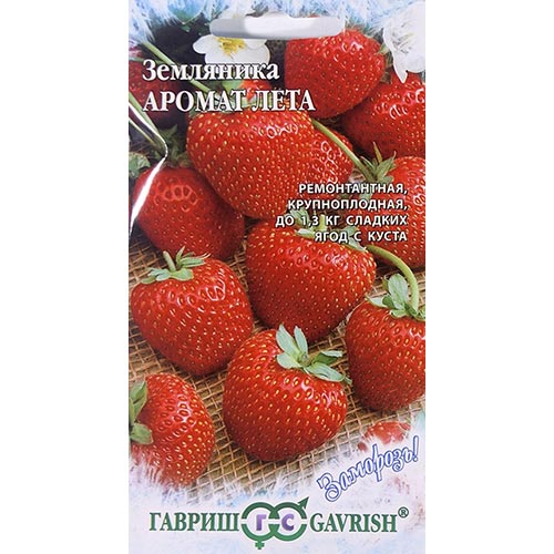 Земляника крупноплодная ремонтантная Аромат лета, семена изображение 1 артикул 91680